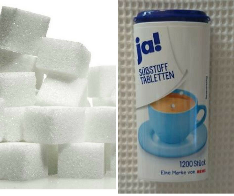 Was besser ist: Zucker oder Süßstoff