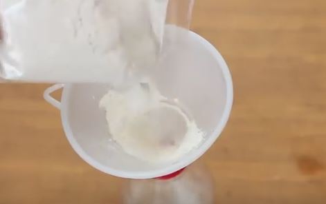 Pfannenkuchen in Trichter
